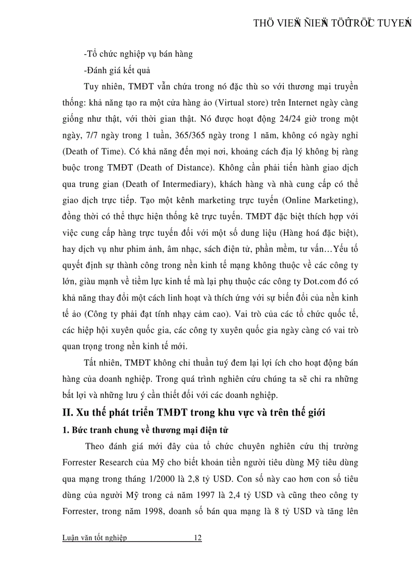 image for page Một số giải pháp phát triển hoạt động bán hàng bằng hình thức thương mại điện tử ở Việt Nam