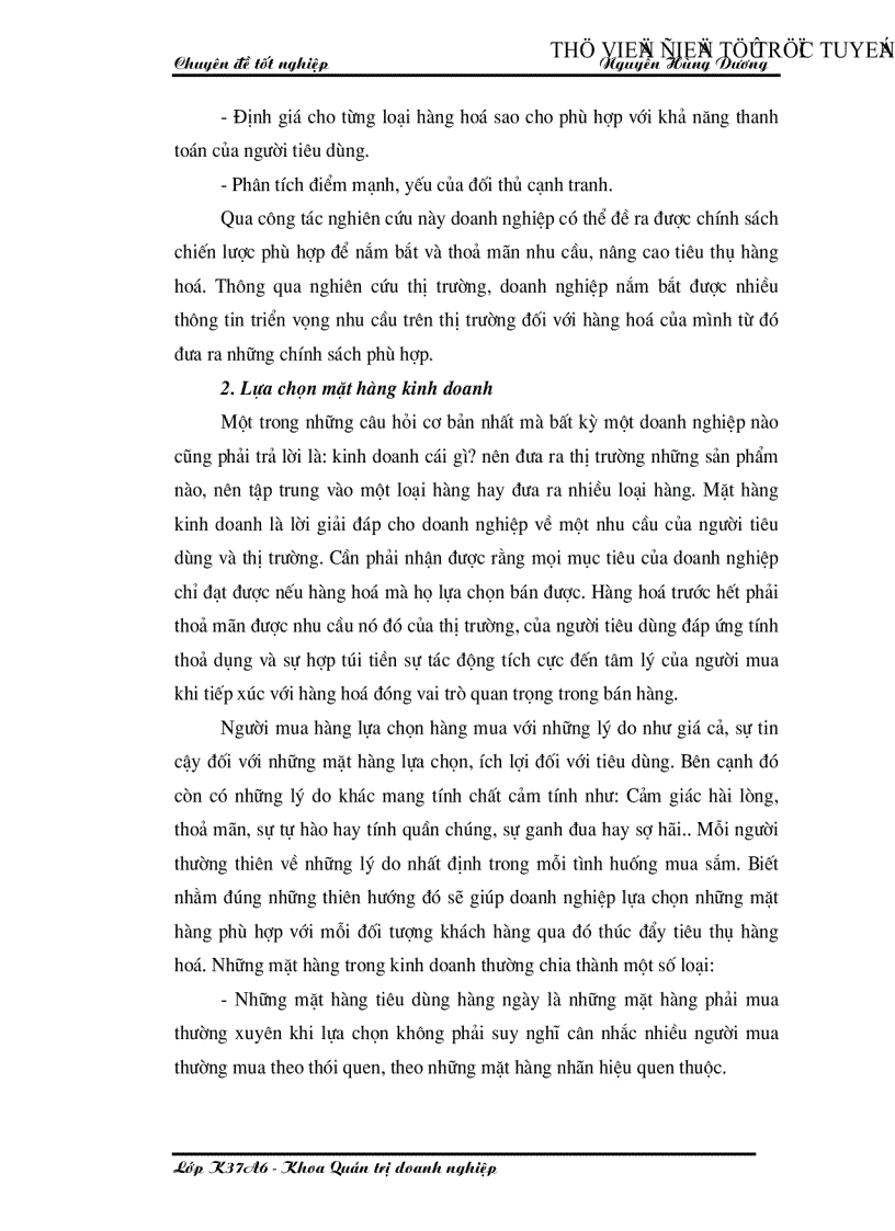 image for page Đẩy mạnh tiêu thụ hàng hoá tại Công ty Thương mại Hà Nội