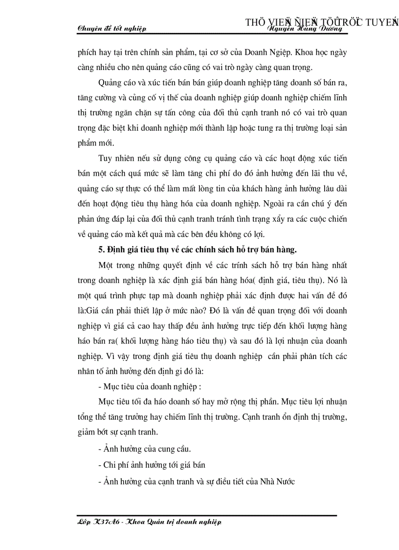 image for page Đẩy mạnh tiêu thụ hàng hoá tại Công ty Thương mại Hà Nội