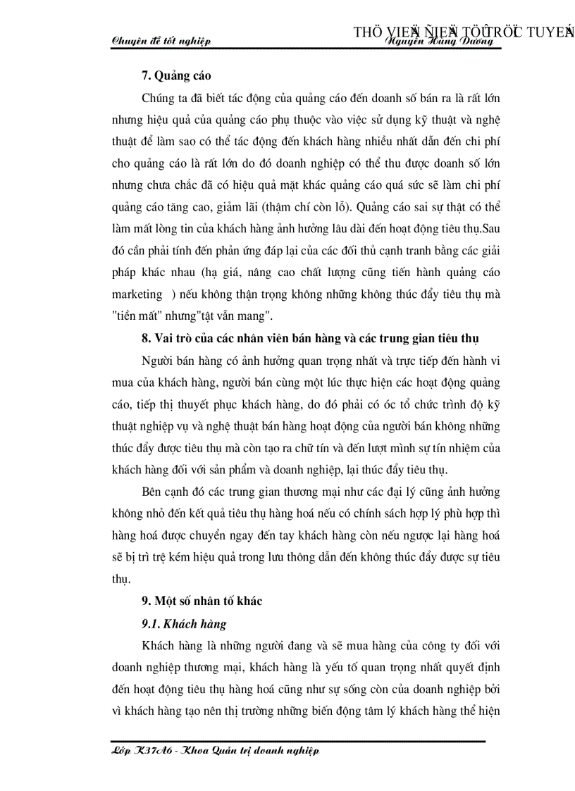 image for page Đẩy mạnh tiêu thụ hàng hoá tại Công ty Thương mại Hà Nội