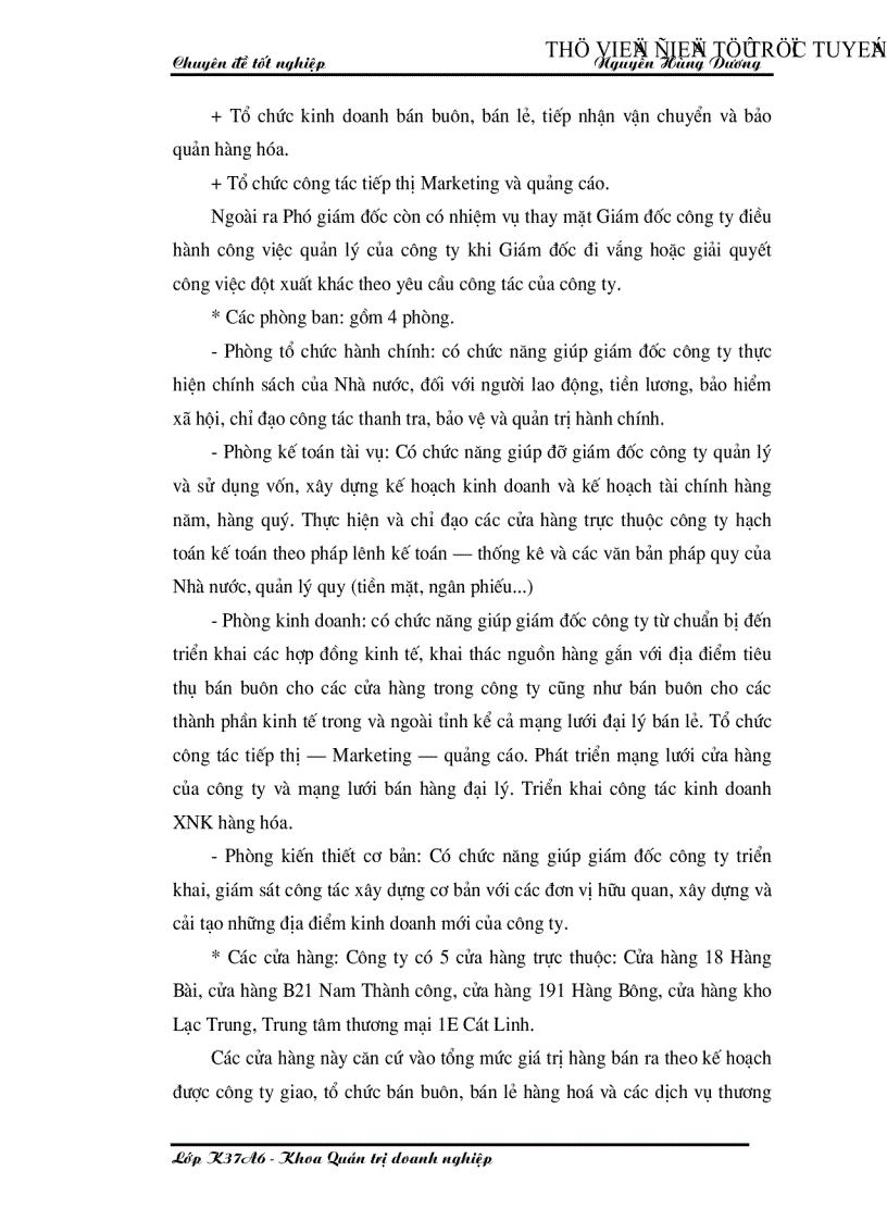 image for page Đẩy mạnh tiêu thụ hàng hoá tại Công ty Thương mại Hà Nội