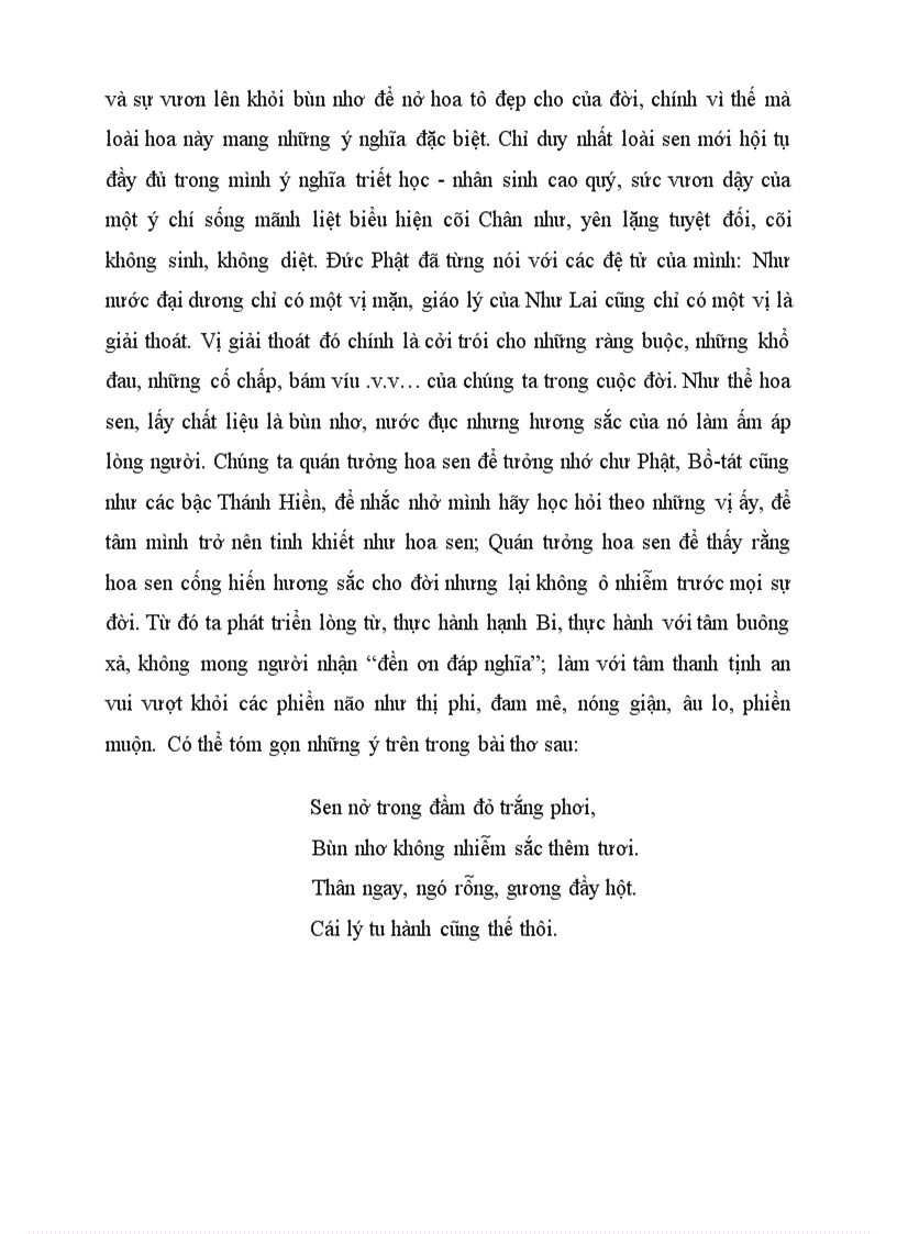 image for page Ýnghĩa hoa sen theo quan niệm phật giáo