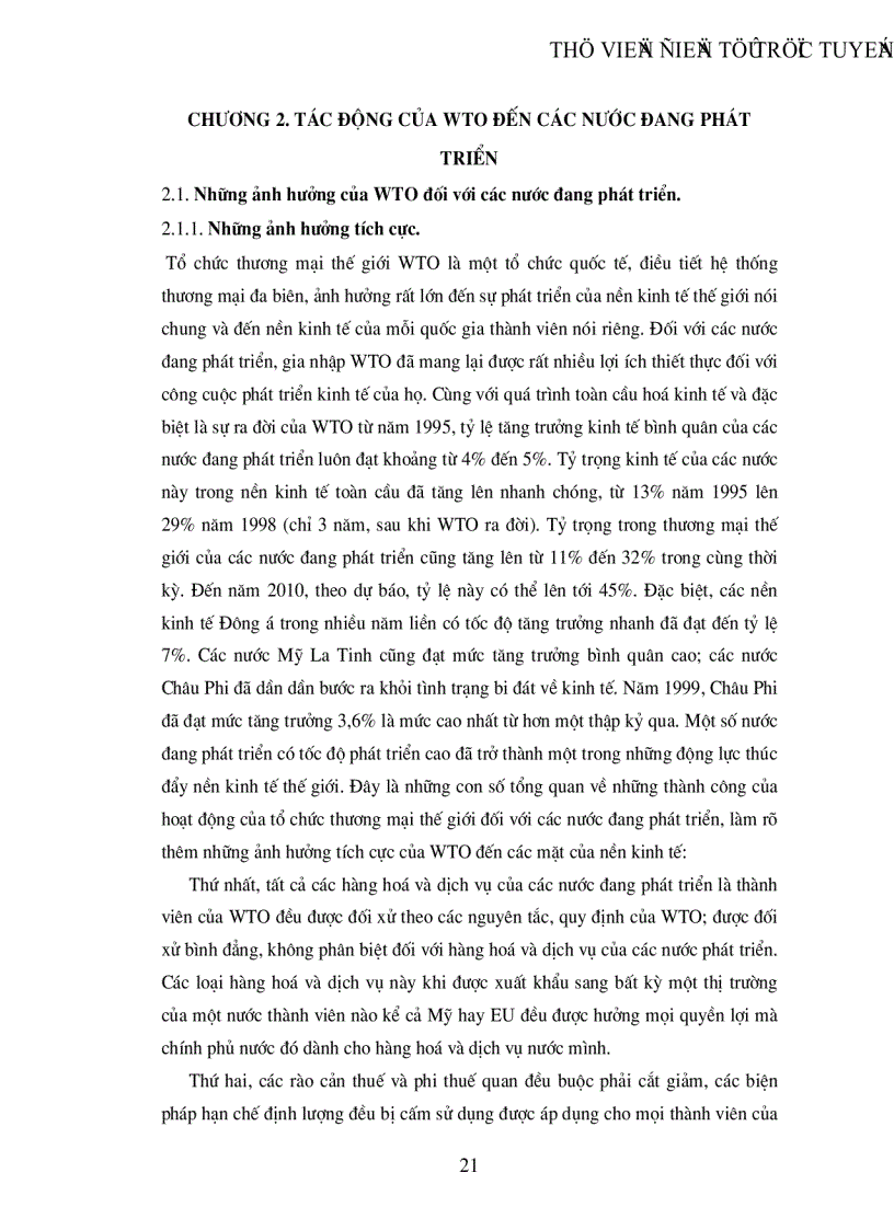 image for page Tổ chức thương mại thế giới WTO và tác động của nó đối với các nước đang phát triển