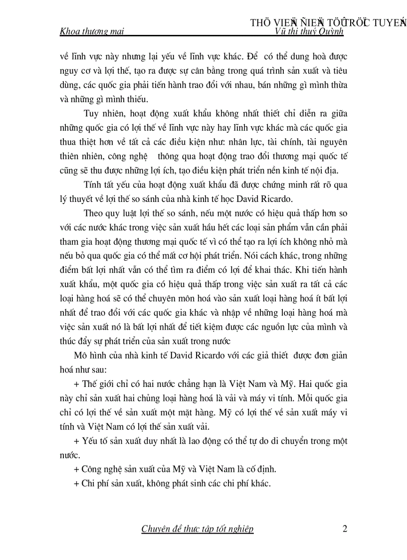 image for page Hoạt động xuất khẩu hàng mây tre ở công ty xuất nhập khẩu Hà Tây