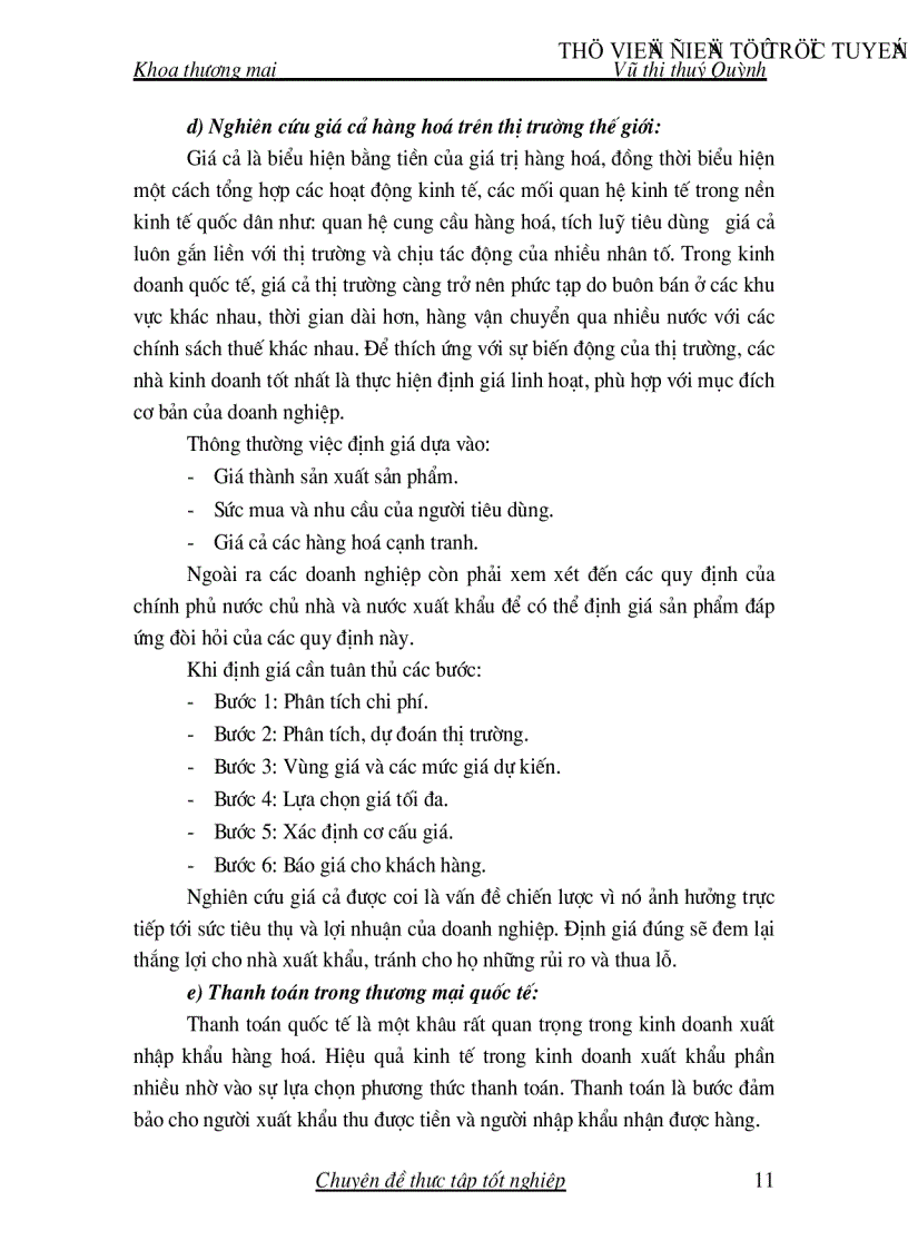 image for page Hoạt động xuất khẩu hàng mây tre ở công ty xuất nhập khẩu Hà Tây