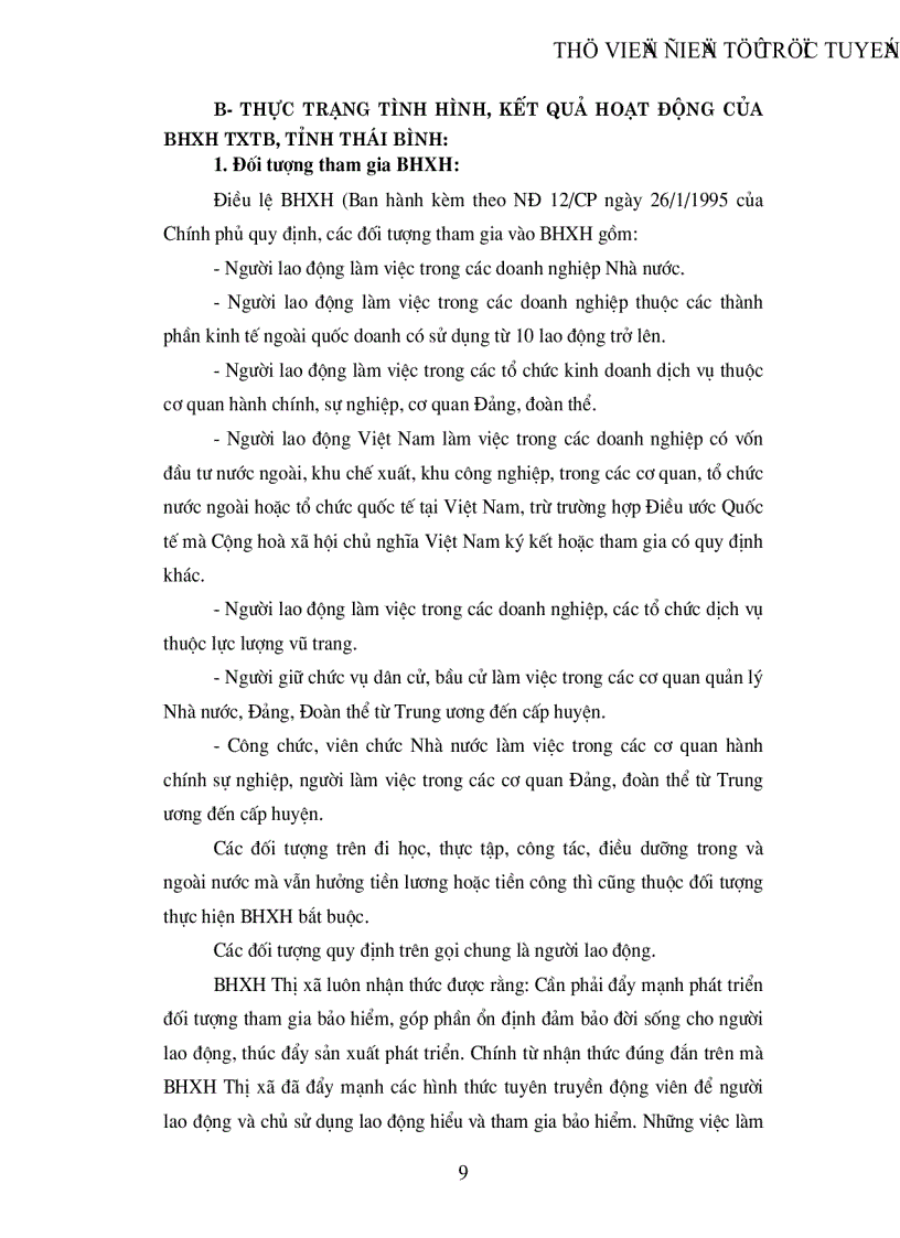 image for page Đời sống và thu nhập của người hưởng lương hưu hàng tháng ở thị xã Thái Bình