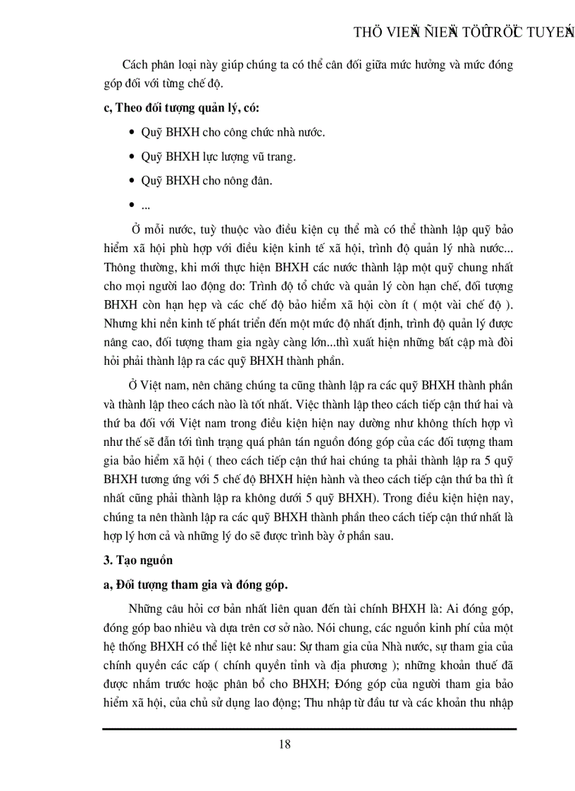 image for page Thành lập quỹ Bảo hiểm xã hội thành phần ở Bảo hiểm xã hội Việt nam