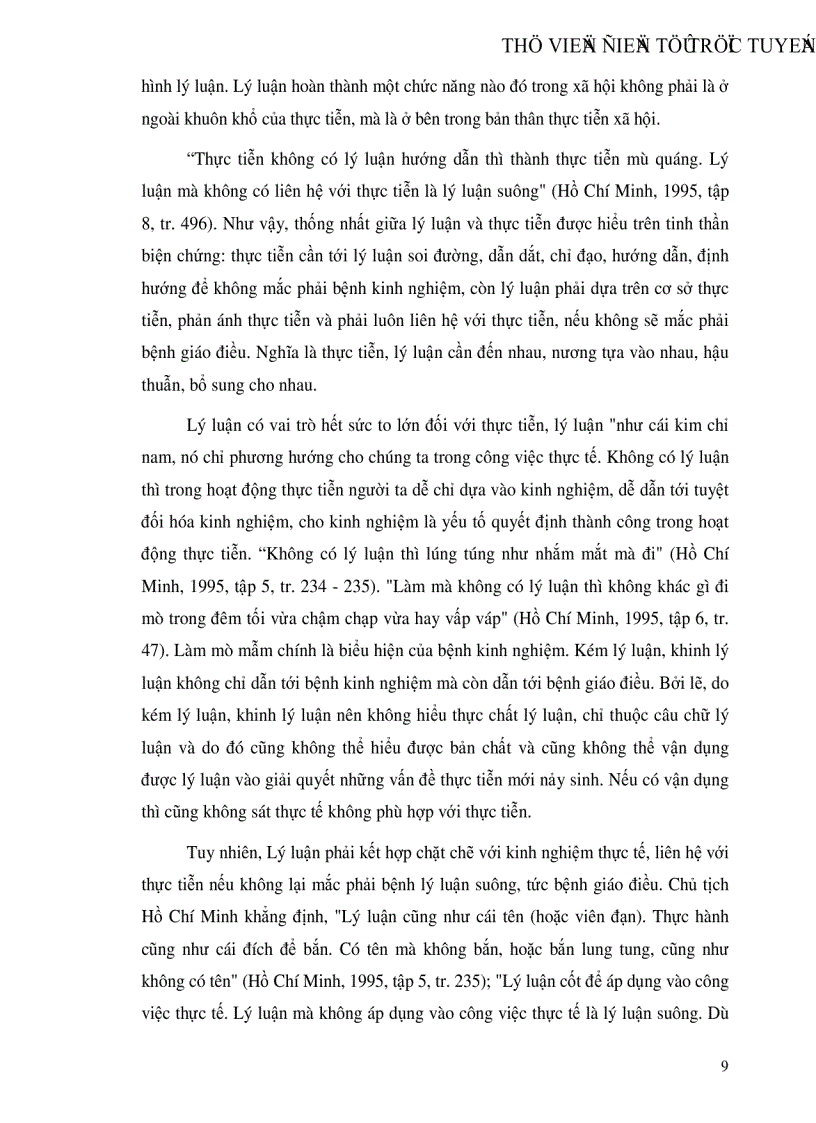 image for page Mối liên hệ giữa lý luận và thực tiễn và vận dụng phân tích mối liên hệ giữa đổi mới tư duy với đổi mới kinh tế ở nước ta