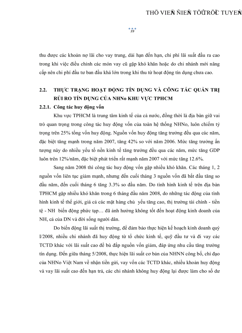 image for page Quản trị rủi ro tín dụng Doanh nghiệp vừa và nhỏ tại Ngân Hàng Nông Nghiệp Phát Triển Nông Thôn khu vực Thành Phố Hồ Chí Minh