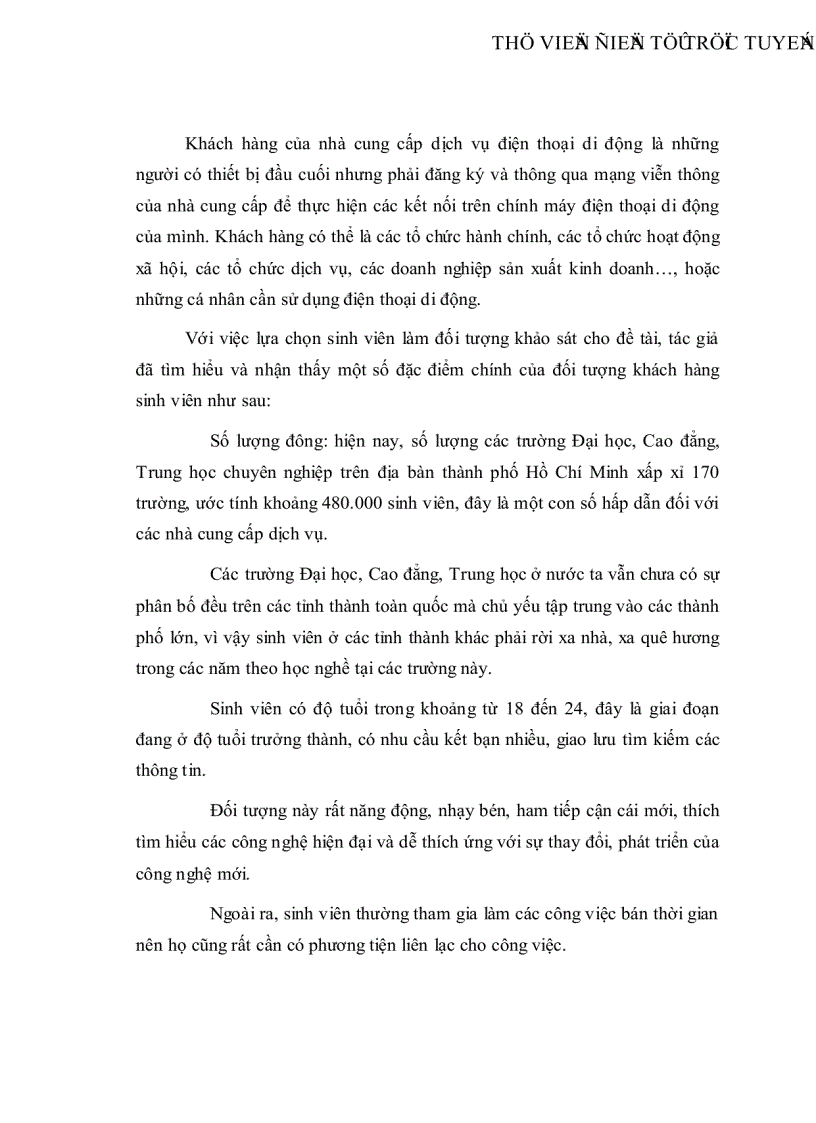 image for page Nghiên cứu các nhân tố tác động đến việc lựa chọn nhà cung cấp dịch vụ điện thoại di động của sinh viên Tp HCM