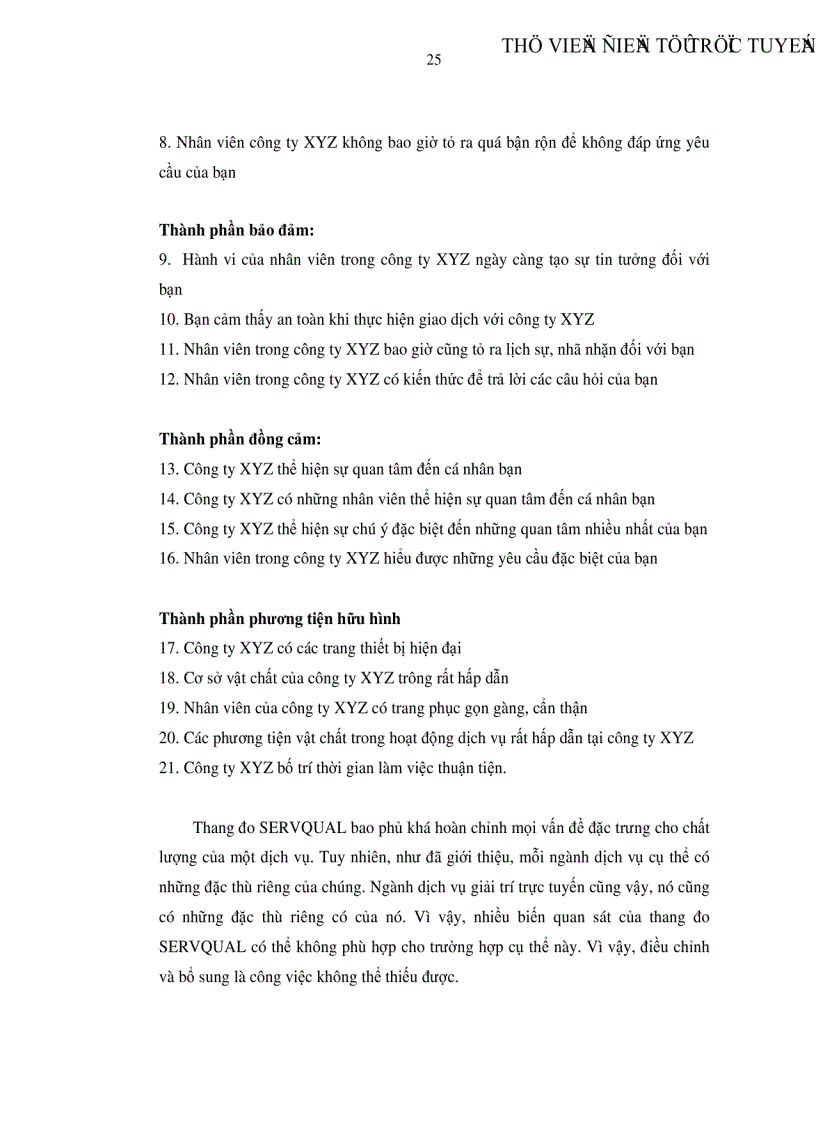 image for page Đo lường chất lượng sịch vụ và chi phí tác động đến sự thỏa mãn của người sử dụng dịch vụ giải trí trực tuyến tại TP HCM