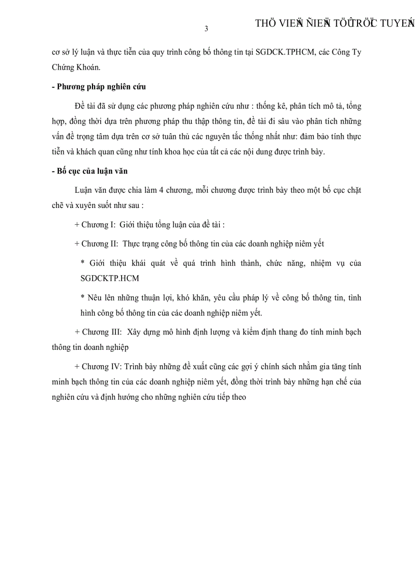 image for page Minh bạch thông tin các doanh nghiệp niêm yết tại sở giao dịch chứng khoán TP HCM