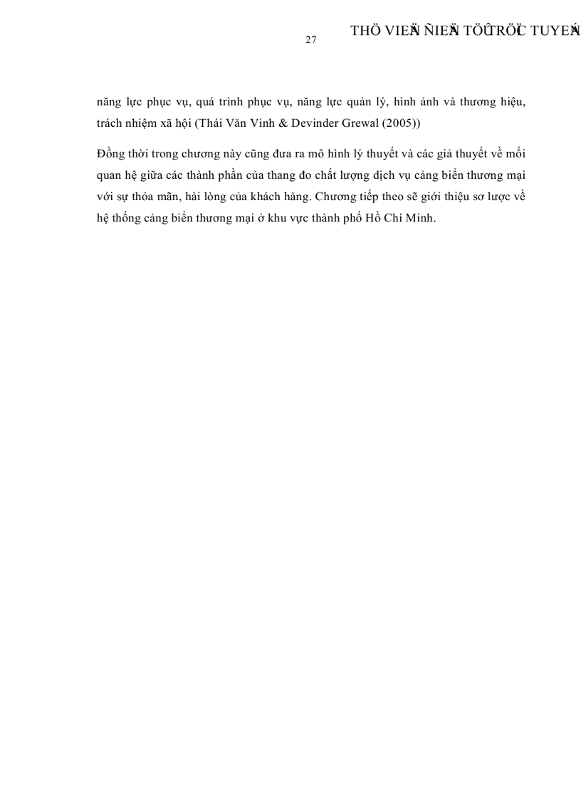 image for page Mối quan hệ giữa chất lượng dịch vụ cảng biển và sự thỏa mãn hài lòng của khách hàng tại thành phố Hồ Chí Minh