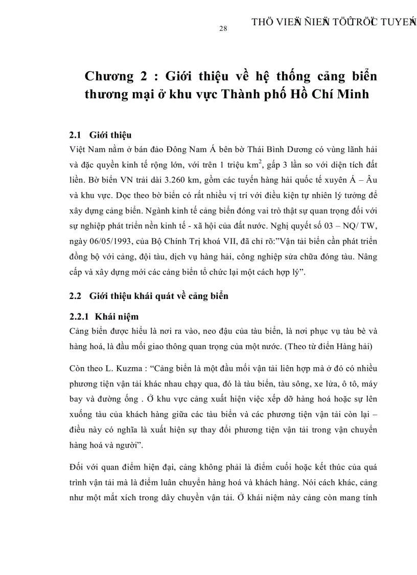 image for page Mối quan hệ giữa chất lượng dịch vụ cảng biển và sự thỏa mãn hài lòng của khách hàng tại thành phố Hồ Chí Minh