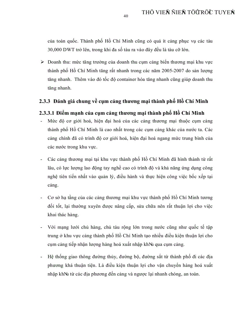 image for page Mối quan hệ giữa chất lượng dịch vụ cảng biển và sự thỏa mãn hài lòng của khách hàng tại thành phố Hồ Chí Minh