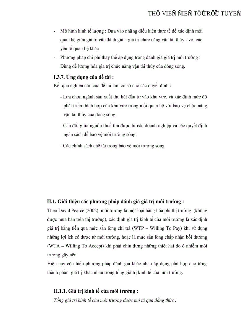 image for page Ước lượng giá trị kinh tế vận tải thủy Nghiên cứu điển hình sông Thị Vải