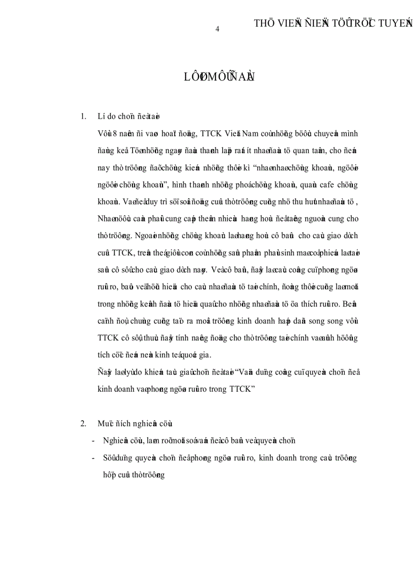 image for page Vận dụng công cụ quyền chọn để kinh doanh và phòng ngừa rủi ro trong TTCK