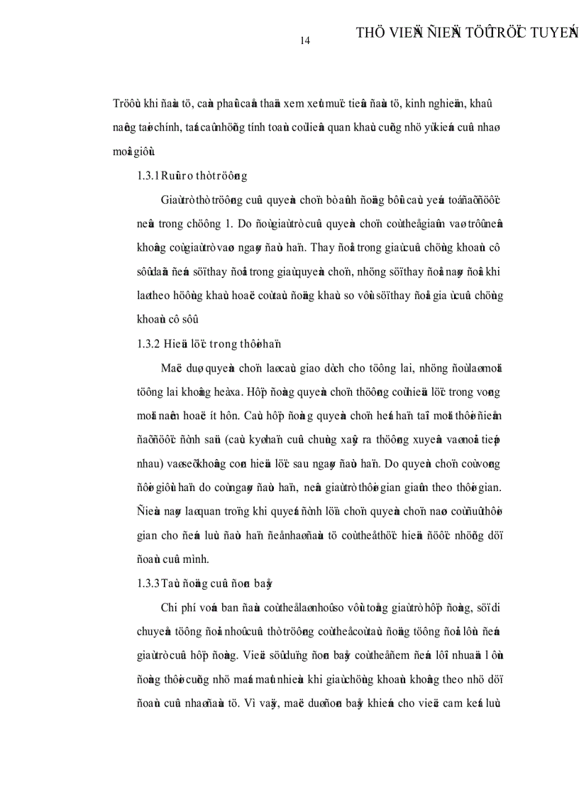 image for page Vận dụng công cụ quyền chọn để kinh doanh và phòng ngừa rủi ro trong TTCK