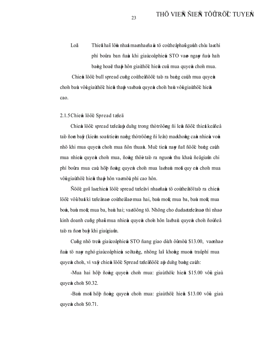 image for page Vận dụng công cụ quyền chọn để kinh doanh và phòng ngừa rủi ro trong TTCK