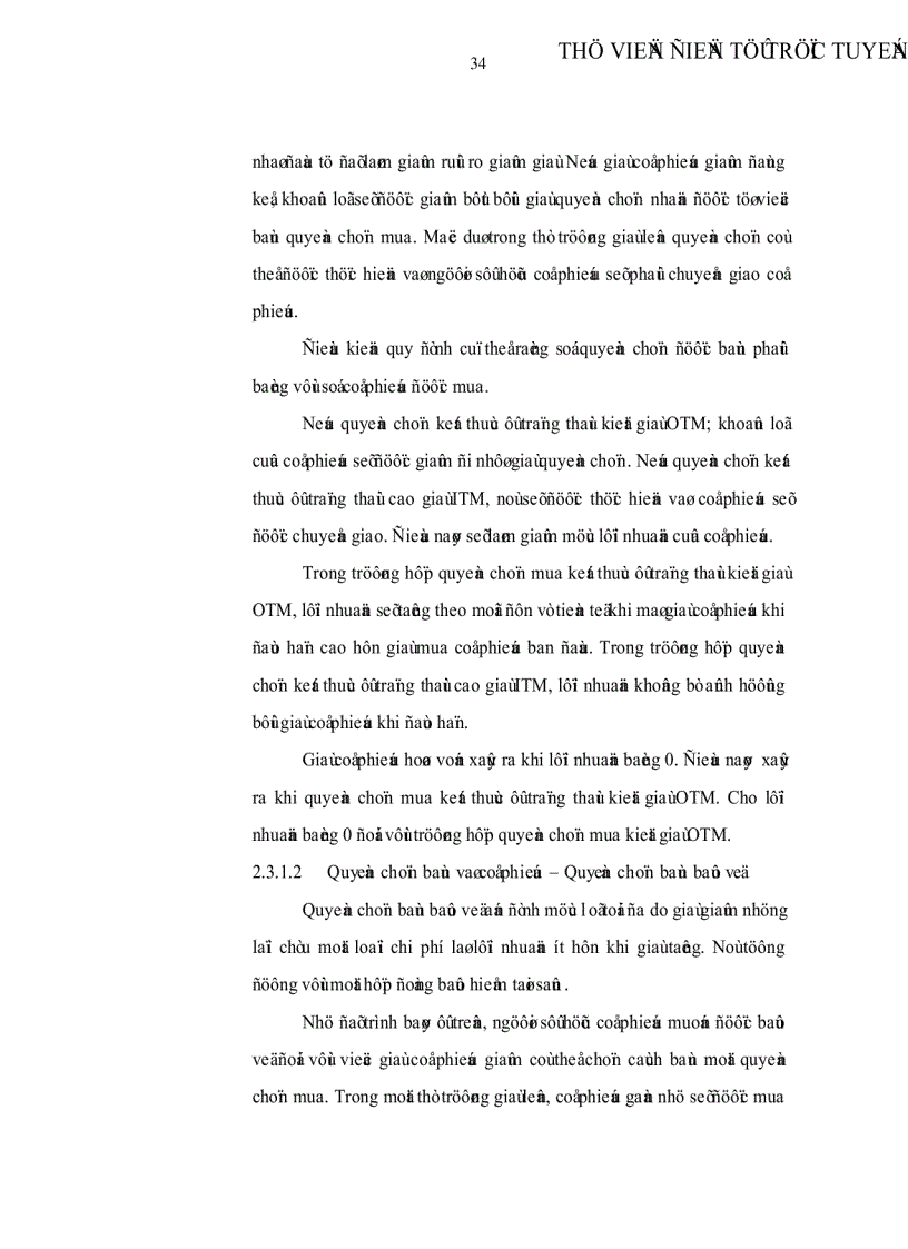 image for page Vận dụng công cụ quyền chọn để kinh doanh và phòng ngừa rủi ro trong TTCK