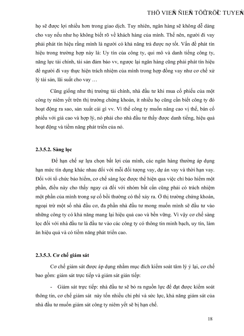 image for page Ảnh hưởng của thông tin bất cân xứng đối với nhà đầu tư trên thị trường chứng khoán Tp HCM