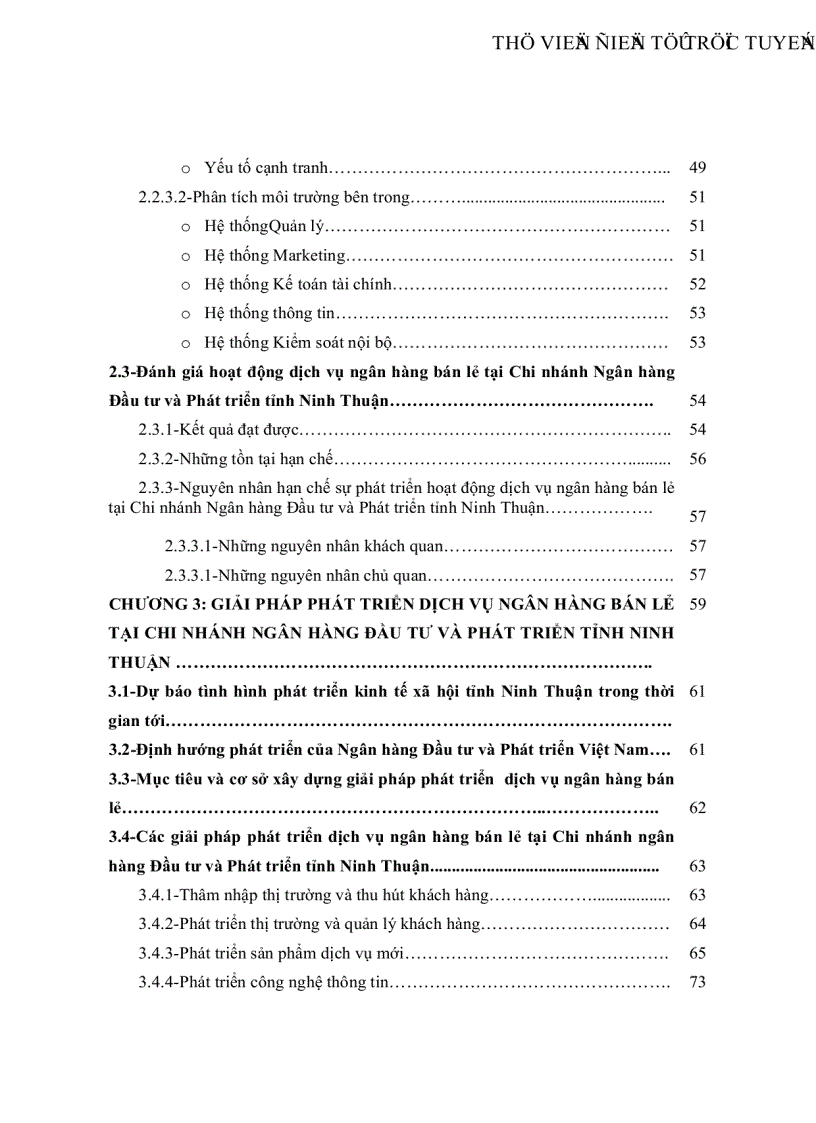 image for page Giải pháp phát triển dịch vụ ngân hàng bán lẻ tại Chi nhánh Ngân hàng Đầu tư và Phát triển tỉnh Ninh Thuận