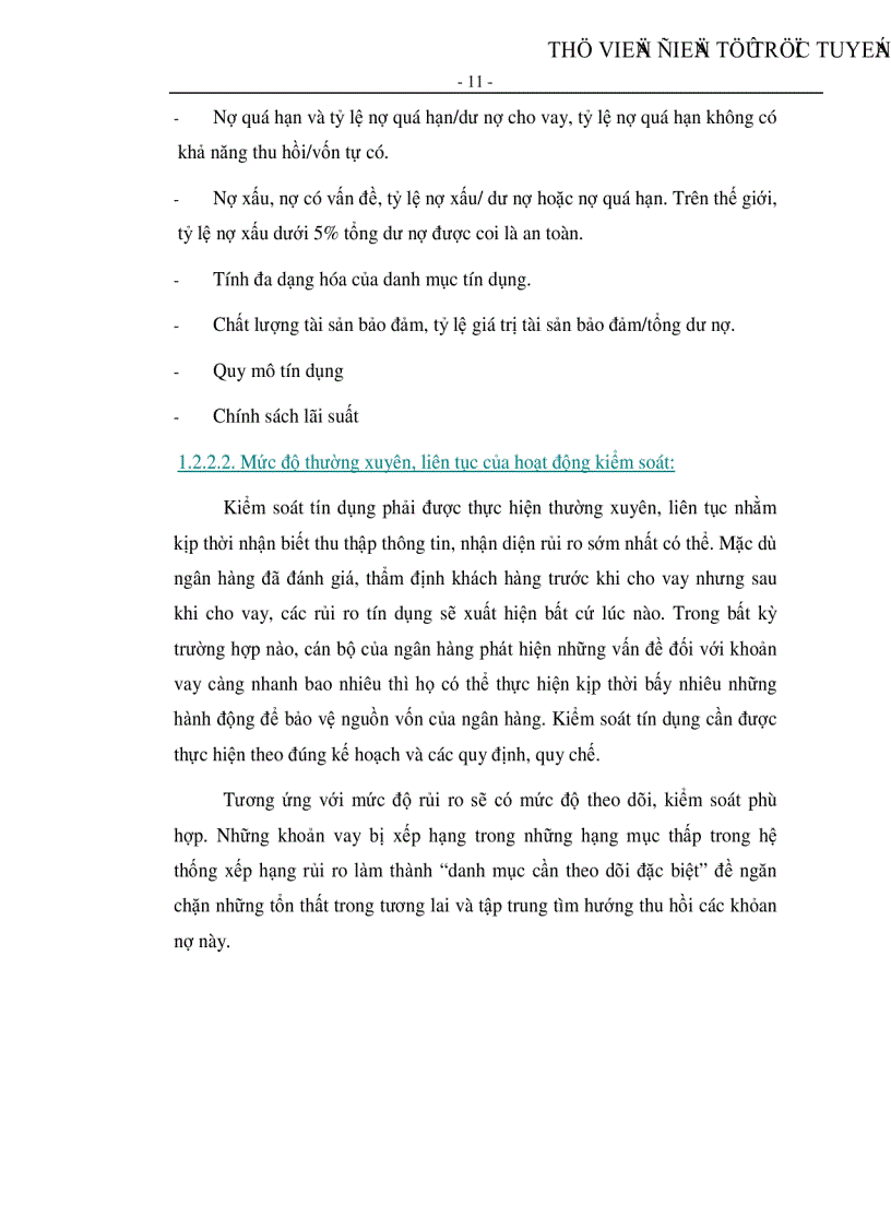 image for page Kiếm soát tín dụng đối với doanh nghiệp vừa và nhỏ tại Ngân hàng TMCP Quân đội CN Hồ Chí Minh