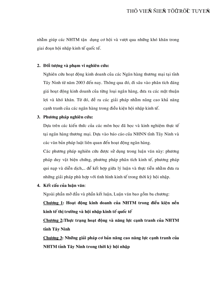 image for page Nâng cao năng lực cạnh tranh của Ngân hàng thương mại Tây Ninh trong thời kỳ hội nhập