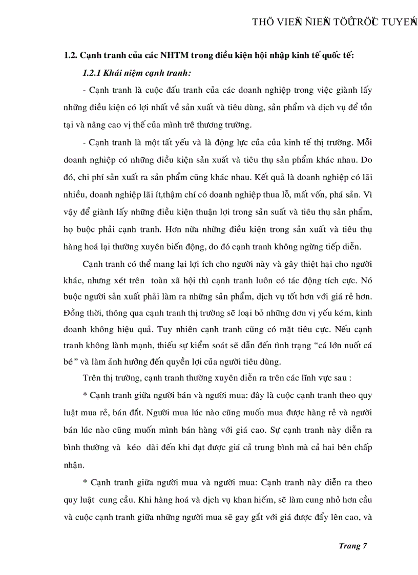 image for page Nâng cao năng lực cạnh tranh của Ngân hàng thương mại Tây Ninh trong thời kỳ hội nhập