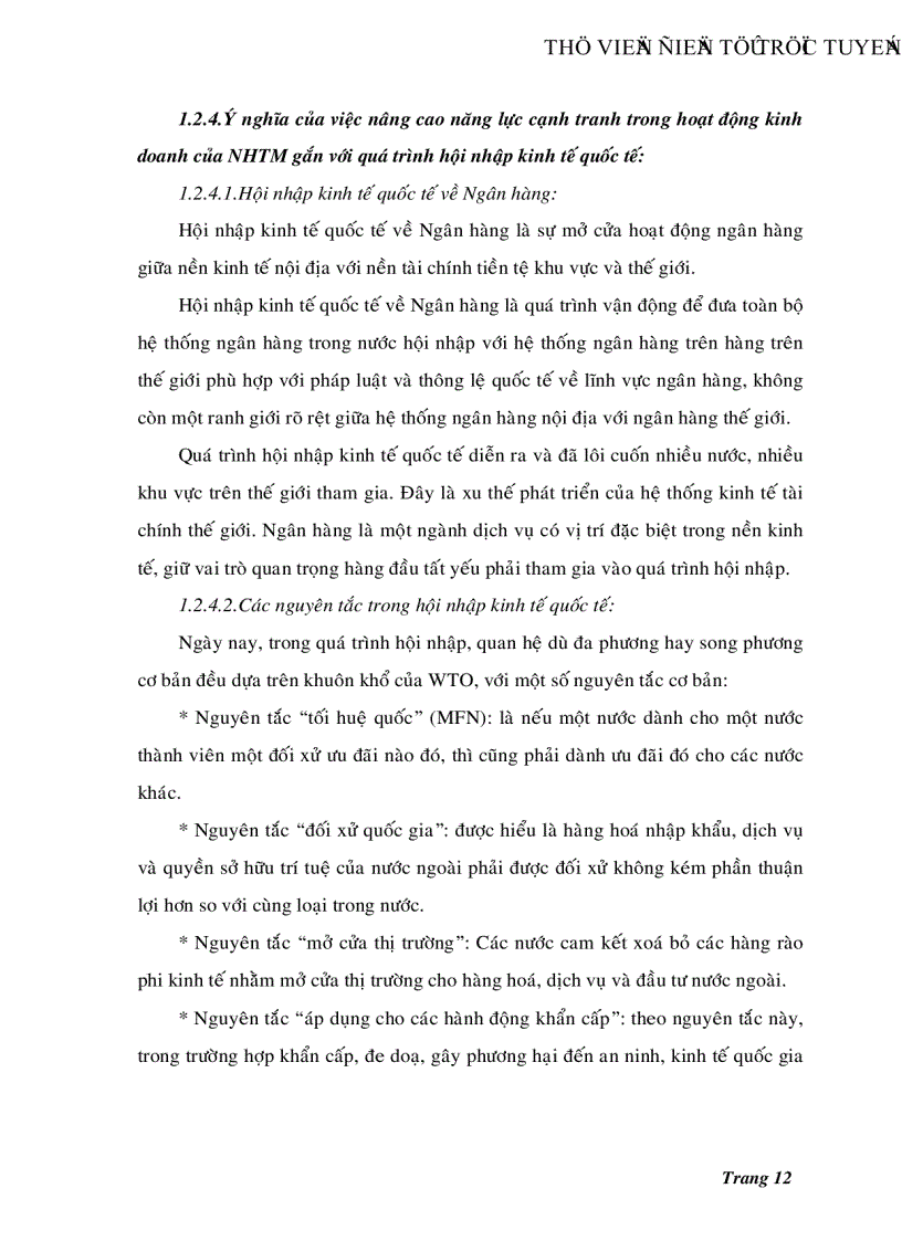 image for page Nâng cao năng lực cạnh tranh của Ngân hàng thương mại Tây Ninh trong thời kỳ hội nhập