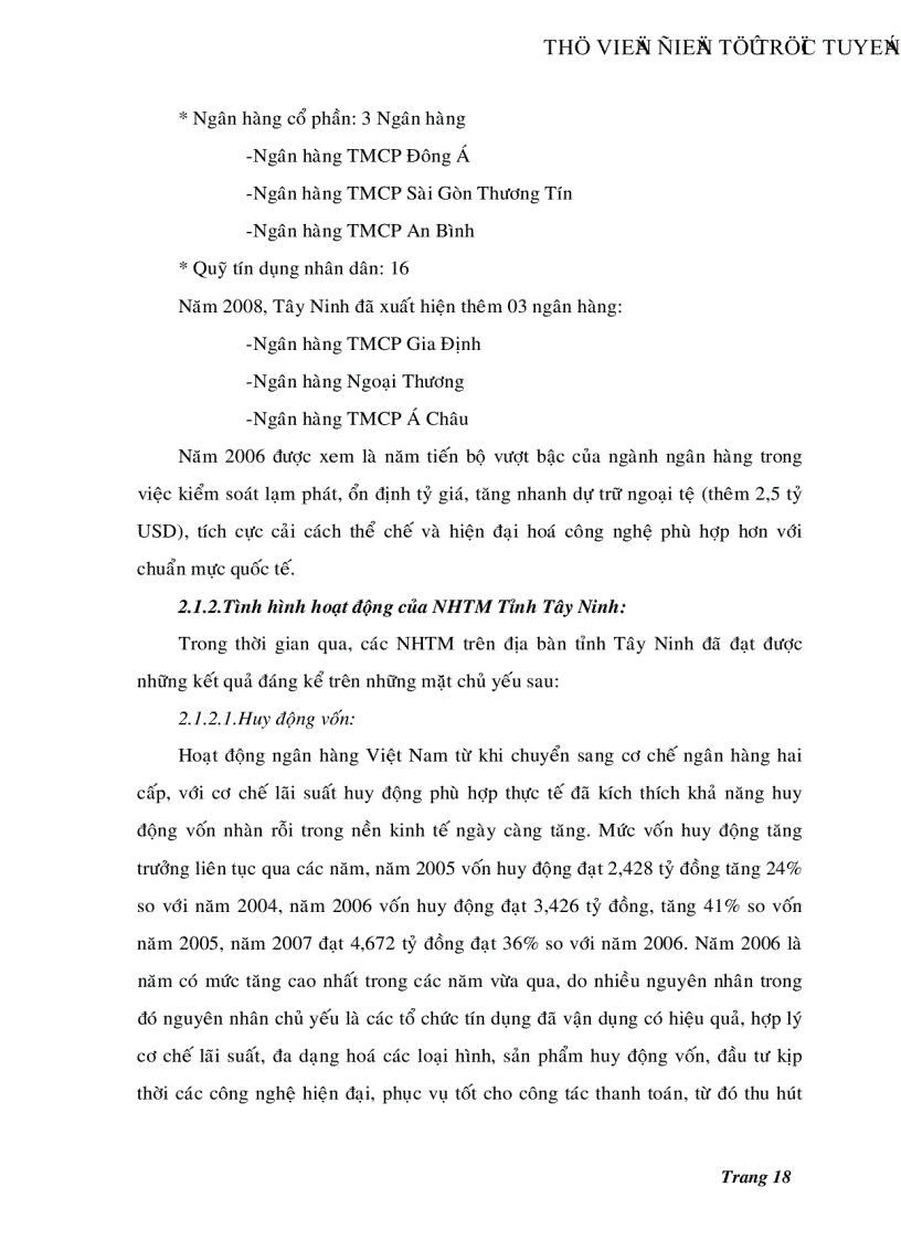 image for page Nâng cao năng lực cạnh tranh của Ngân hàng thương mại Tây Ninh trong thời kỳ hội nhập