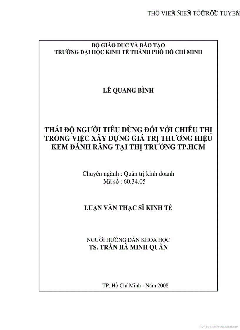image for page Thái độ người tiêu dùng đối với chiêu thị trong việc xây dựng giá trị thương hiệu kem đánh răng tại thị trường Tp Hồ Chí Minh