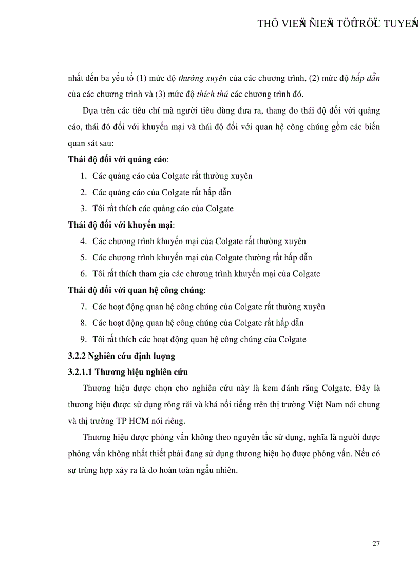 image for page Thái độ người tiêu dùng đối với chiêu thị trong việc xây dựng giá trị thương hiệu kem đánh răng tại thị trường Tp Hồ Chí Minh