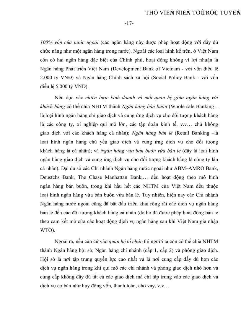 image for page Giải pháp tăng tỷ trọng thu từ hoạt động dịch vụ trong cớ cấu thu nhập của ngân hàng đầu tư và phát triển Việt Nam