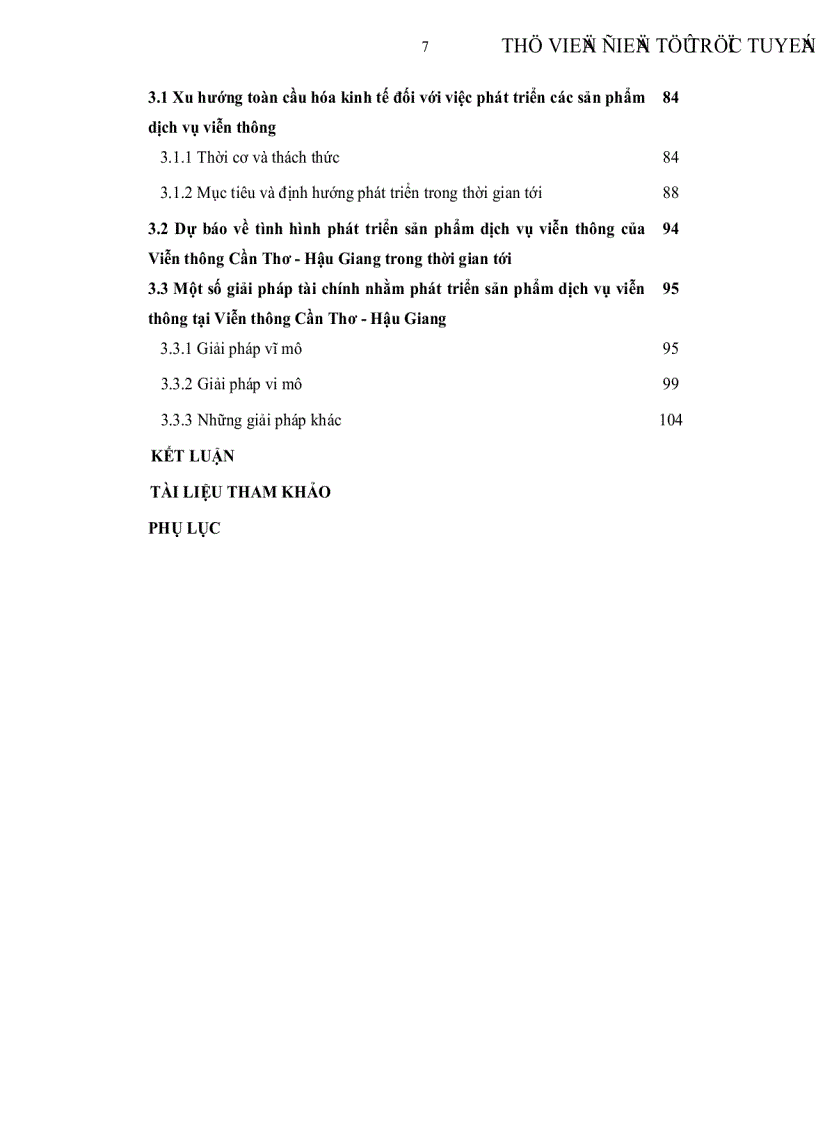 image for page Giải pháp tài chính nhằm phát triển sản phẩm dịch vụ viễn thông tại Viễn thông Cần Thơ Hậu Giang