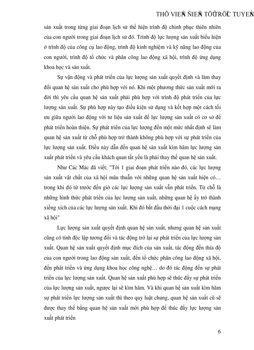 image for page Vận dụng quan điểm triết học Mác xít về quy luật quan hệ sản xuất phải phù hợp với trình độ lực lượng sản xuất để phát triển những thành tựu hạn chế trong phát triển kinh tế xã