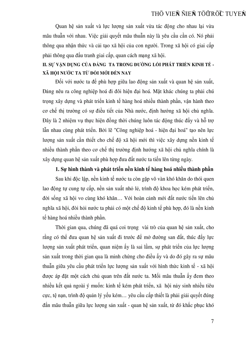 image for page Vận dụng quan điểm triết học Mác xít về quy luật quan hệ sản xuất phải phù hợp với trình độ lực lượng sản xuất để phát triển những thành tựu hạn chế trong phát triển kinh tế xã