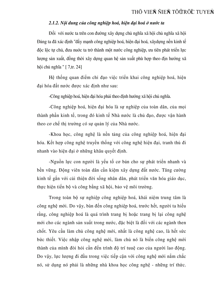 image for page Đội ngũ trí thức Việt Nam với sự nghiệp công nghiệp hoá hiện đại hóa đất nước