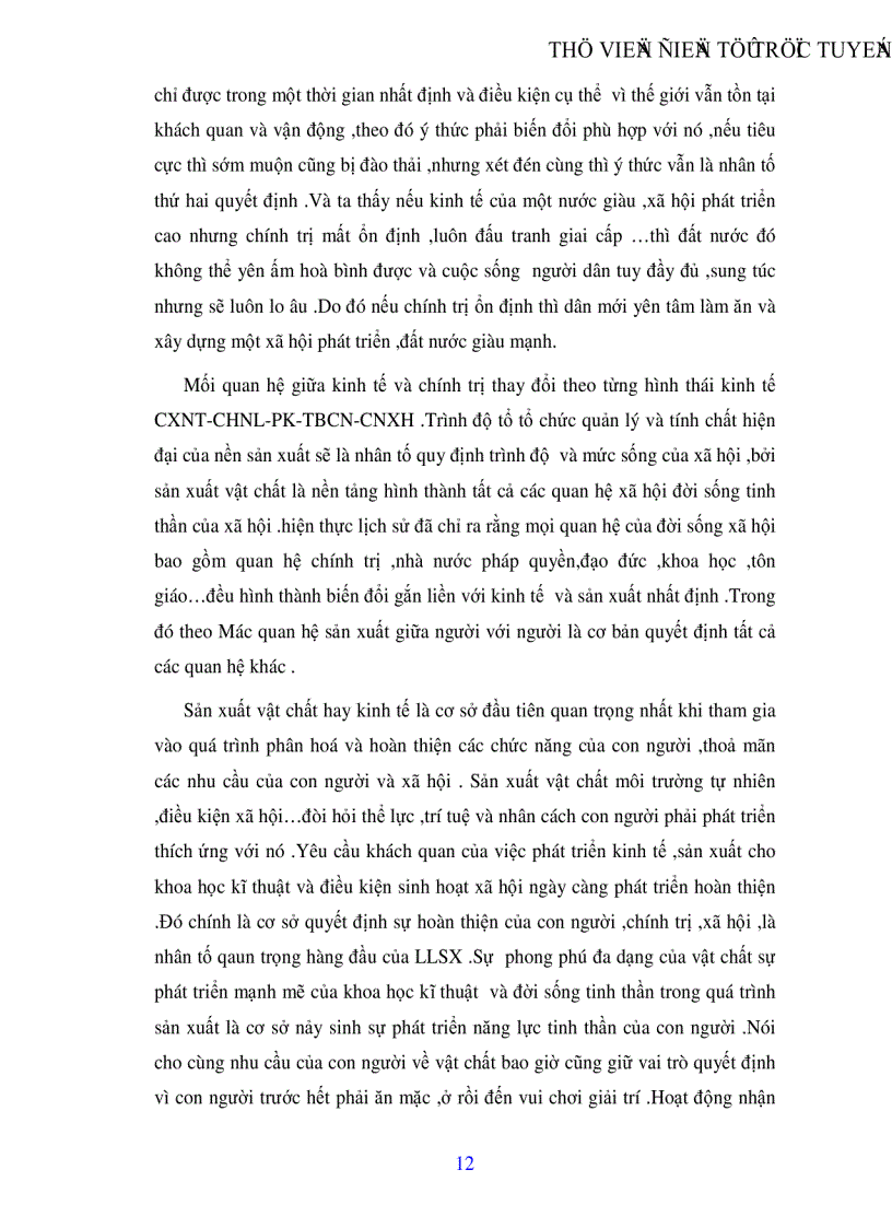 image for page Mối quan hệ biện chứng giữa vật chất và ý thức trong việc xây dựng nền kinh tế mới hiện nay ở nước ta