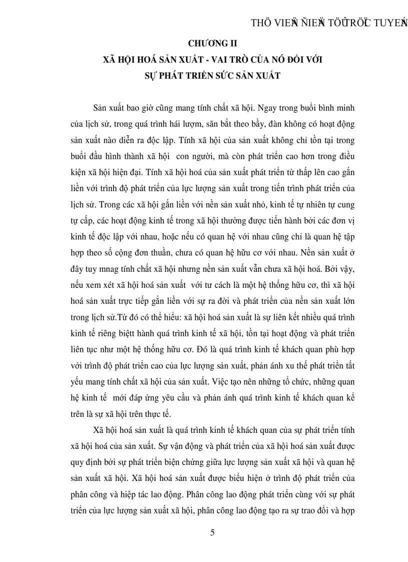 image for page Tìm hiểu mối quan hệ giữa phân công lao động xã hội và xã hội hoá sản xuất qua một số tác phẩm thời kỳ đầu của Mac