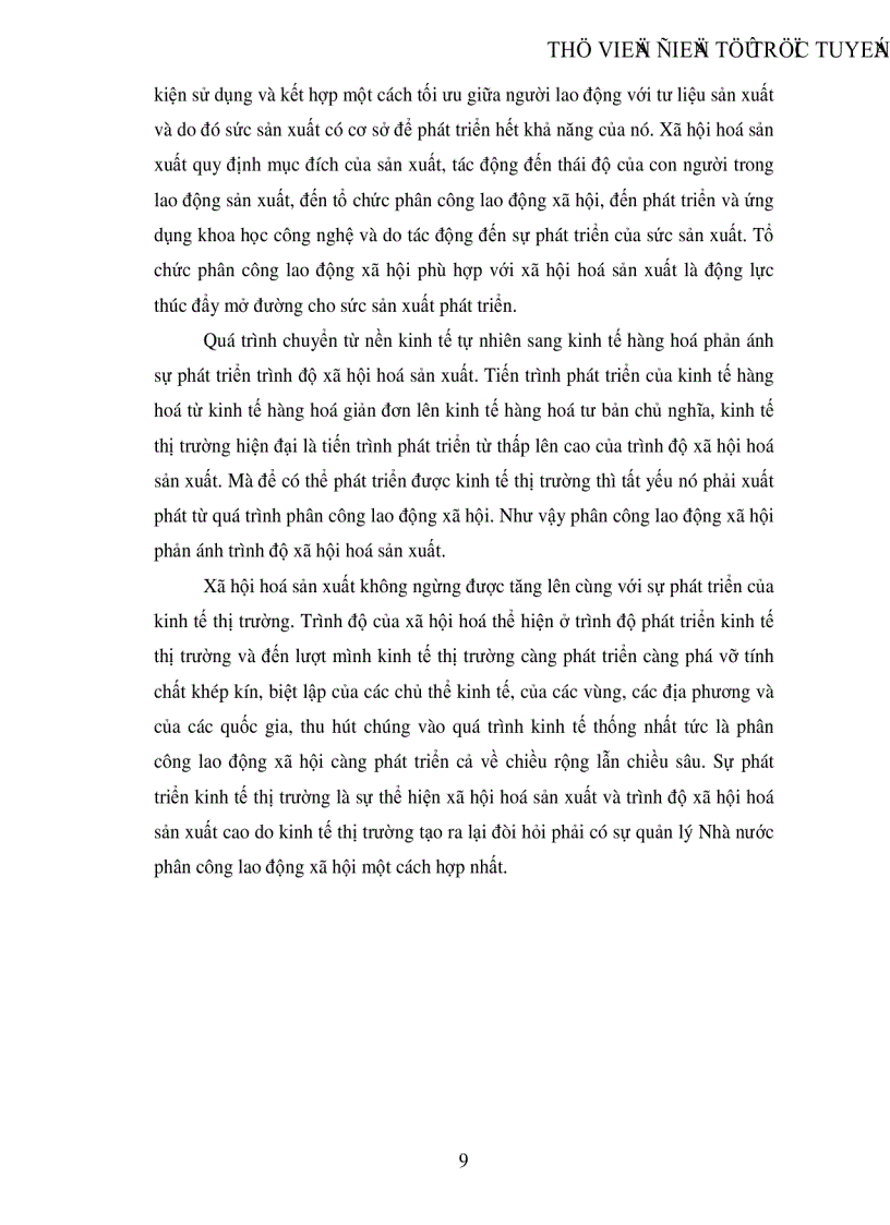 image for page Tìm hiểu mối quan hệ giữa phân công lao động xã hội và xã hội hoá sản xuất qua một số tác phẩm thời kỳ đầu của Mac