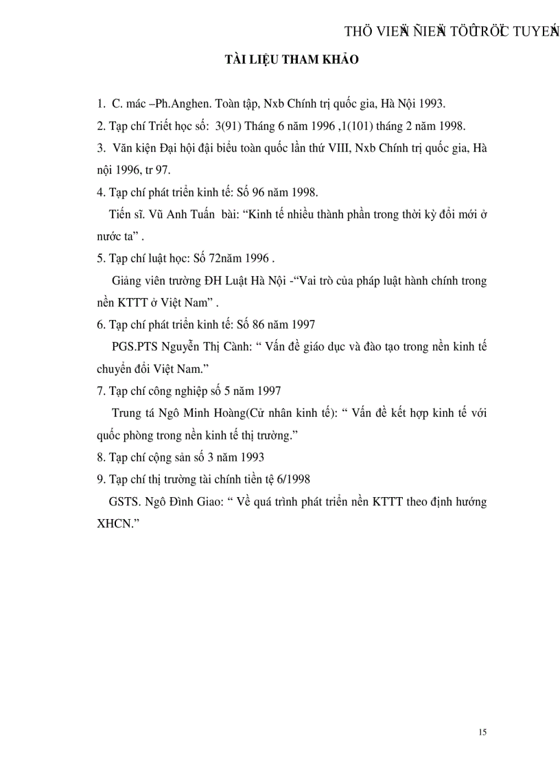 image for page Vận dụng quan điểm trong triết học Mác Lê Nin để phân tích quá trình chuyển đổi sang nền kinh tế thị trường ở Việt Nam