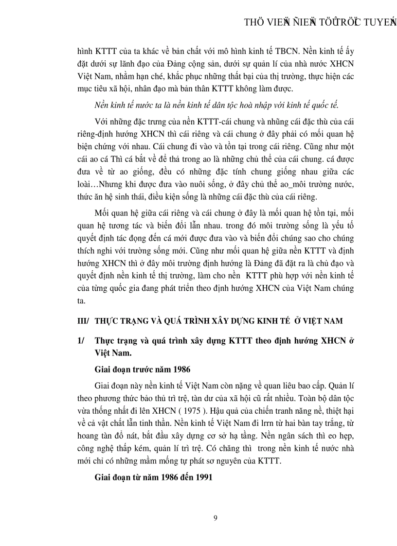 image for page Vận dụng cặp phạm trù cái chung cái riêng vào phát triển nền kinh tế Việt Nam hiện nay