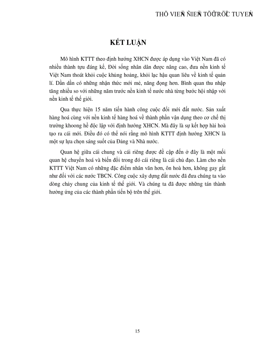 image for page Vận dụng cặp phạm trù cái chung cái riêng vào phát triển nền kinh tế Việt Nam hiện nay