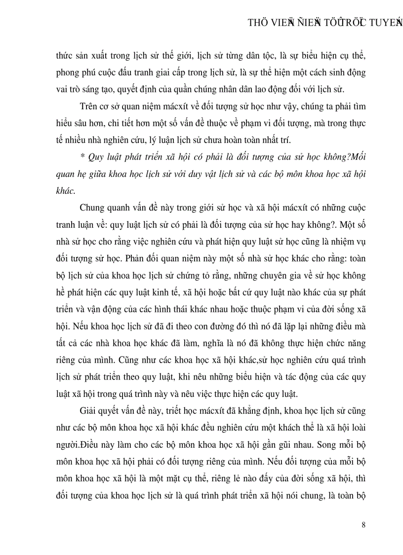 image for page Một số vấn đề phương pháp nghiên cứu lịch sử từ đó làm rõ ý nghĩa của vấn đề đó với việc nghiên cứu lịch sử