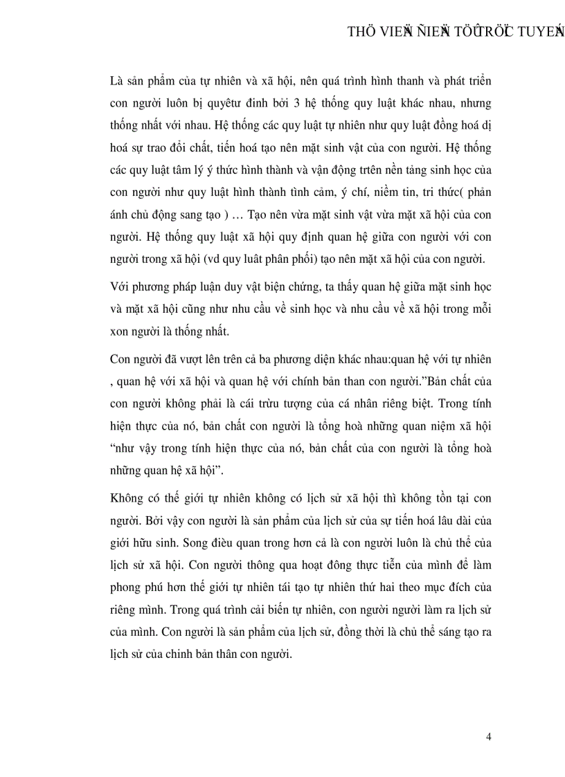 image for page Quan điểm triết học Mác Lênin về con người và vận dụng quan điểm này vào việc xây dựng con người Việt Nam hiện nay