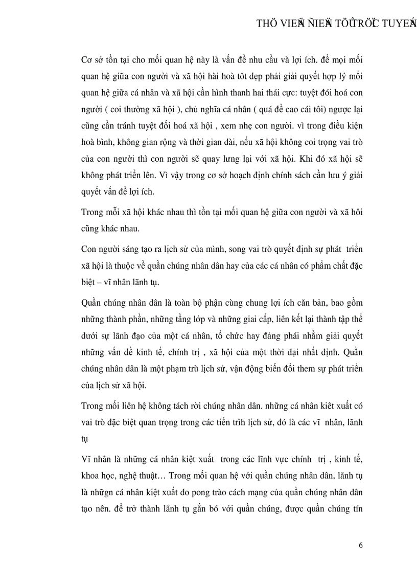 image for page Quan điểm triết học Mác Lênin về con người và vận dụng quan điểm này vào việc xây dựng con người Việt Nam hiện nay