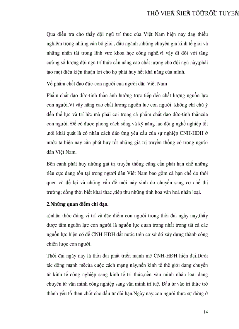 image for page Quan điểm triết học Mác Lênin về con người và vận dụng quan điểm này vào việc xây dựng con người Việt Nam hiện nay