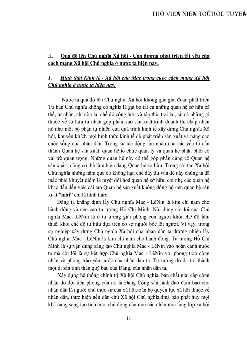 image for page Vận dụng Lý luận về Hình thái kinh tế xã hội giải thích quá trình phát triển của Việt Nam ngày nay