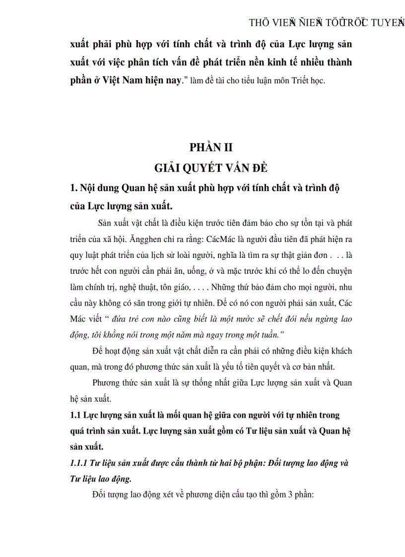 image for page Quy luật quan hệ sản xuất phù hợp với tính chất và trình độ phát triển của lực lượng sản xuất Phân tích quá trình phát triển kinh tế nhiều thành phần của nước ta